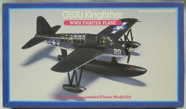 Lindberg 1/72 Vought OS2U Kingfisher - Wheels or Floats, 590 plastic model kit